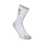 V&ecirc;tements ASICS ASICS Performance Run Crew  Chaussettes de running - blanc, jaune