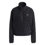 V&ecirc;tements adidas adidas Fleece Half-Zip Sweat-shirt Femmes-noir