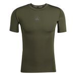 Vêtements adidas adidas TF T-shirt Hommes-vert foncé