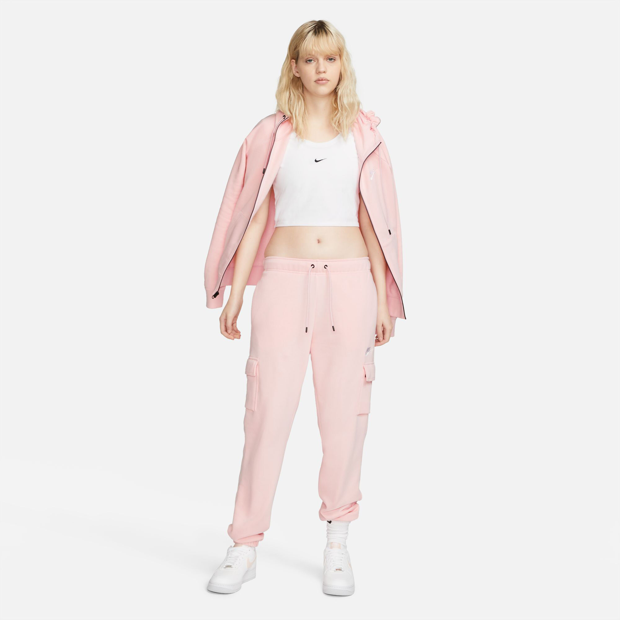 Survetement nike femme rose top
