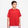 Dri-FIT Multi Heather T-shirt Enfants-rouge fonc&eacute;