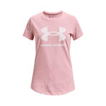 Vêtements Under Armour Under Armour Sportstyle Logo T-shirt Filles - rosé, blanc