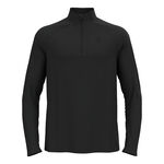 V&ecirc;tements Odlo Odlo Essential 1/2 Zip Maillot de course Hommes-noir