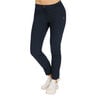 Lilly Pantalon Surv&ecirc;tement Femmes-Bleu Fonc&eacute;,Argent