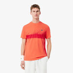 Vêtements Lacoste Lacoste Djokovic T-shirt Hommes - corail, rouge