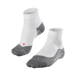 Vêtements Falke Falke RU4 Endurance Short Chaussettes De Running Femmes-Blanc,Gris