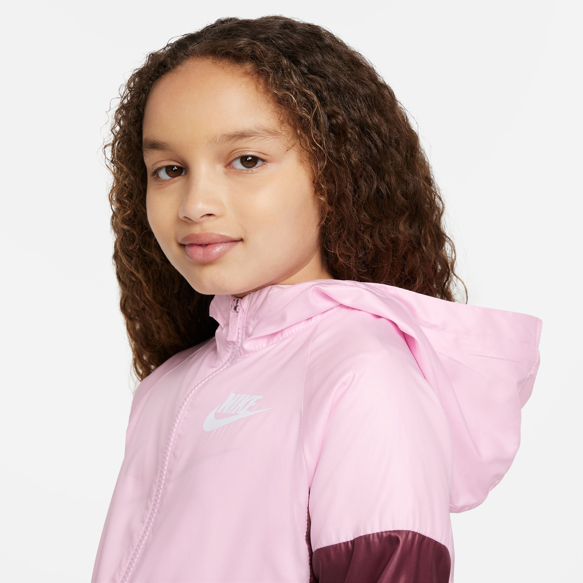 Buy Nike Sportswear Windrunner Veste De Survetement Filles Rouge Fonce Rose online Tennis Point BE