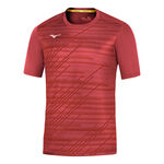 V&ecirc;tements de tennis Mizuno Mizuno Team Chiba T-shirt Hommes-rouge
