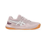 Chaussures de tennis ASICS ASICS Gel-Resolution 9 GS Chaussure terre battue Enfants - beige, blanc