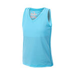 V&ecirc;tements Lucky in Love Lucky in Love V-Neck Cutout D&eacute;bardeur Tank Top Filles-Bleu Clair