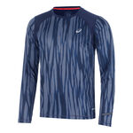 V&ecirc;tements ASICS ASICS Seamless Maillot De Course Hommes-Bleu Fonc&eacute;