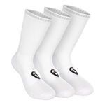 V&ecirc;tements ASICS ASICS Crew Chaussettes De Sport Pack De 3-Blanc,Noir