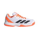 Chaussures de tennis adidas adidas Courtflash Chaussures toutes surfaces Enfants-blanc, orange