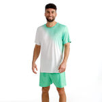 V&ecirc;tements de tennis BIDI BADU BIDI BADU Crew 2.0 T-shirt Hommes-vert, blanc