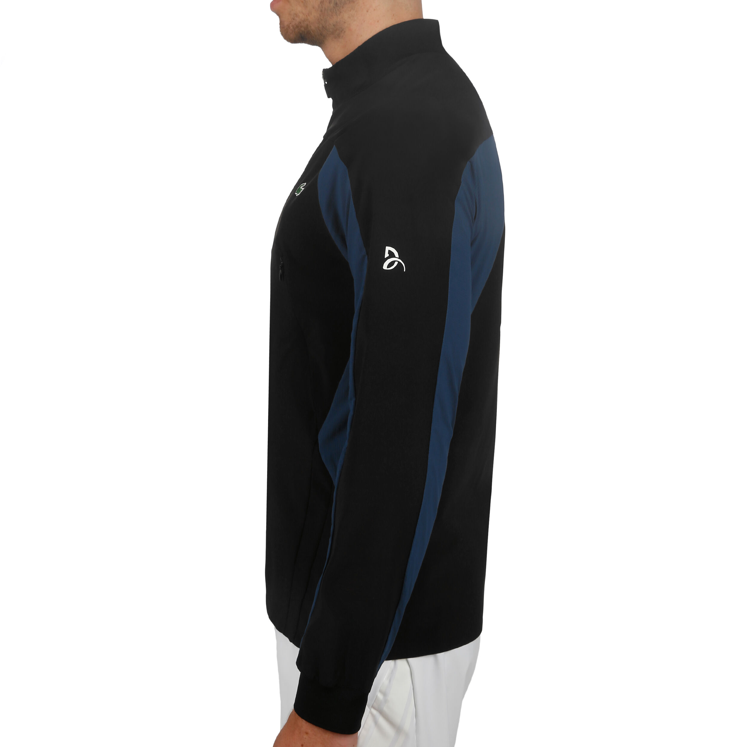 Buy Lacoste Novak Djokovic Veste De Survetement Hommes Noir Bleu Fonce online Tennis Point BE