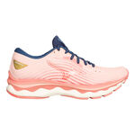 Chaussures de running Mizuno Mizuno Wave Sky 6 Chaussure De Running Sans Stabilisateurs Femmes-Rosé, Gris