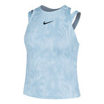 V&ecirc;tements Nike Nike Dri-Fit Slam D&eacute;bardeur Tank Top Femmes-Bleu Clair