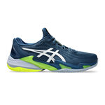 Chaussures de tennis ASICS ASICS Court FF 3 Chaussure terre battue Hommes - bleu foncé, jaunes fluo
