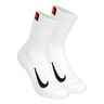 Court Multiplier Cushioned Chaussettes De Tennis Pack De 2 Unit&eacute;s-Blanc,Noir