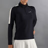Kirsch Iconic Ii Haut Manches Longues Femmes-Noir,Or
