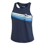 V&ecirc;tements Tennis-Point Tennis-Point Cotton Mix D&eacute;bardeur Tank Top Edition Sp&eacute;ciale Femmes-Bleu Fonc&eacute;,Multicouleur