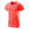 Power Seamless T-shirt Femmes-Corail