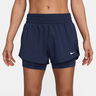 One Dri-Fit Mid Rise 3In 2N1 Shorts Femmes-Bleu Foncé