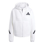 V&ecirc;tements adidas adidas Z.N.E. Gilet En Coton Femmes-Blanc