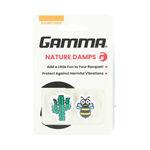 Accessoires Raquettes Gamma Gamma Vibrationsdämpfer Nature Kaktus/Biene