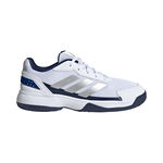 adidas adidas Crazyquick Chaussures padel Enfants-blanc, bleu foncé