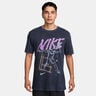 Court T-shirt Hommes-Bleu Foncé,Lilas