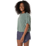 V&ecirc;tements ASICS ASICS Nagino Run Maillot de course Femmes-bleu