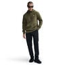 Club Sweat &agrave; capuche Hommes - vert olive, vert olive