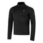 Vêtements ASICS ASICS Road Winter 1/2 Zip Maillot De Course Hommes-Noir