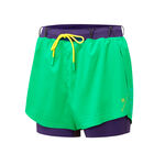 Vêtements Ronhill Ronhill Tech Distance Twin Short De Running Femmes-Vert,Violet
