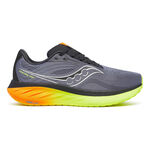 Chaussures de running Saucony Saucony Ride 18 Chaussure De Running Sans Stabilisateurs Hommes-Gris,Multicouleur