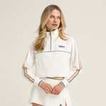 V&ecirc;tements Wilson Wilson Davenport Woven Popover Sweat-shirt Femmes - cr&egrave;me, 