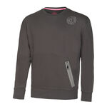 V&ecirc;tements BIDI BADU BIDI BADU Chill Crew Sweat-shirt Hommes-Gris Fonc&eacute;
