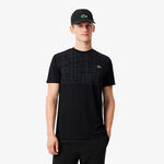 Vêtements Lacoste Lacoste Novak Djokovic T-shirt Hommes-Noir