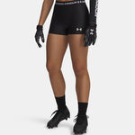 V&ecirc;tements Under Armour Under Armour HeatGear Shorts Femmes-noir, blanc