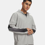 V&ecirc;tements Under Armour Under Armour Velociti Storm Hooded  Veste running Hommes-gris, noir