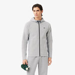 Vêtements Lacoste Lacoste Full Zip Gilet en coton Hommes-gris