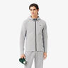 Full Zip Gilet en coton Hommes-gris