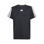 V&ecirc;tements adidas adidas Training Essentials 3 Stripes T-shirt Enfants-Noir,Blanc