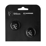 Accessoires raquettes Wilson Wilson RF Antivibrateur Pack De 2 Unit&eacute;s-Noir