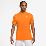 V&ecirc;tements de tennis Nike Nike Dri-Fit Victory Court Solid Polo Hommes - orange, blanc