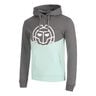 Lunis Lifestyle Sweat À Capuche Hommes-Gris Foncé, Mint