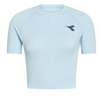 V&ecirc;tements Diadora Diadora L. Icon Stratouno T-shirt Femmes-Bleu Clair
