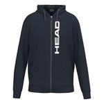 V&ecirc;tements HEAD HEAD Club Original Full Zip Gilet En Coton Hommes-Bleu Fonc&eacute;