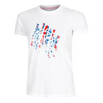 V&ecirc;tements BIDI BADU BIDI BADU Shinae Lifestyle T-shirt Femmes-Bleu,Rouge